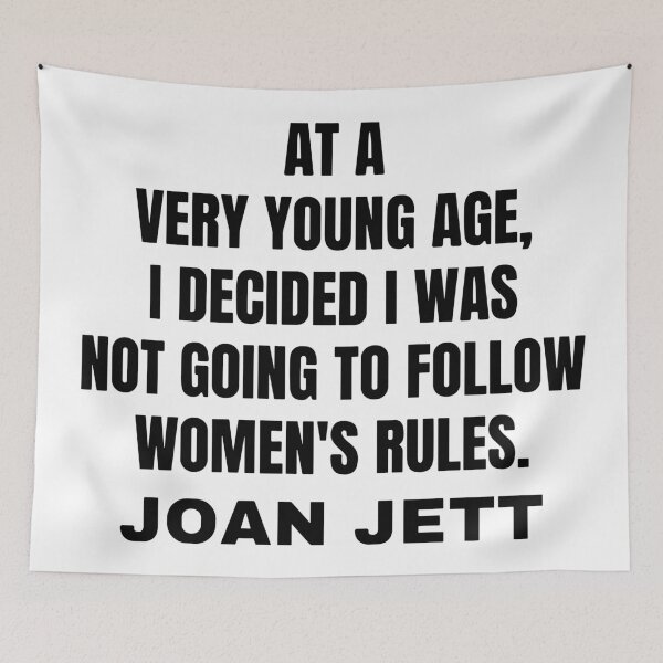 Item preview, Joan Jett Quotes Ladies designed and sold by Marcusbelbin.