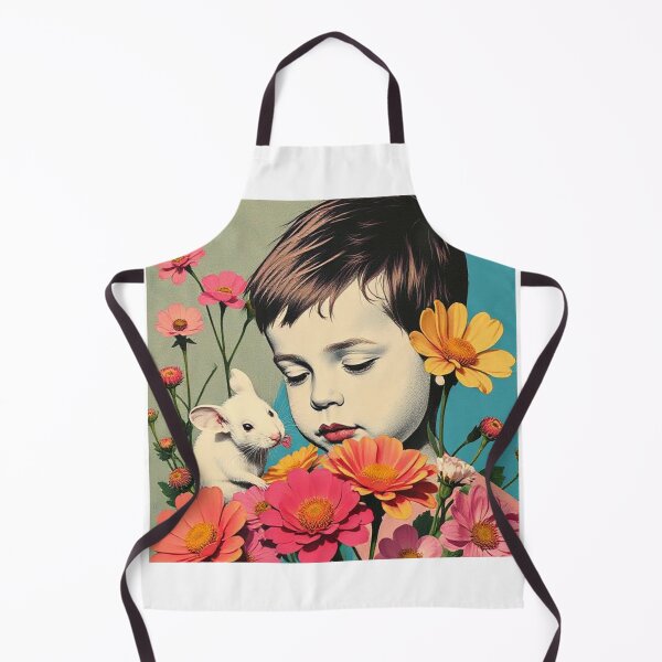 Item preview, garçon et souris blanche designed and sold by Terry Collett.
