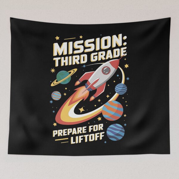 Item preview, Space Astronaut 3rd Grade Back To School Student Teacher designed and sold by tearbytea.