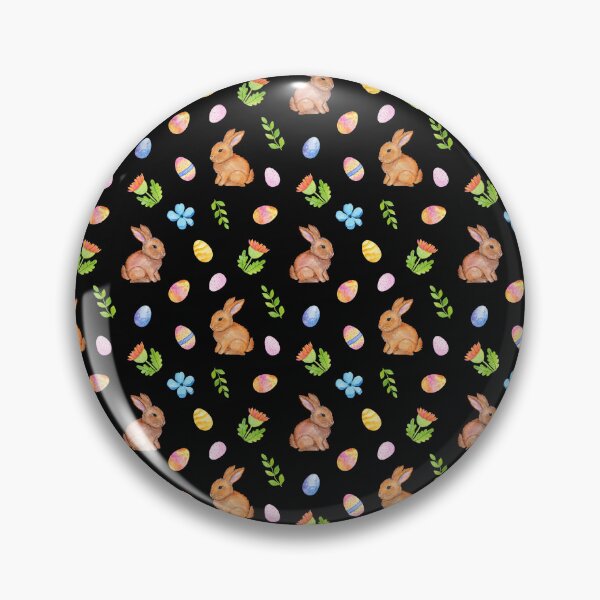 Item preview, Bunny Easter Eggs Flowers Easter Pattern  designed and sold by FestivityFinds.