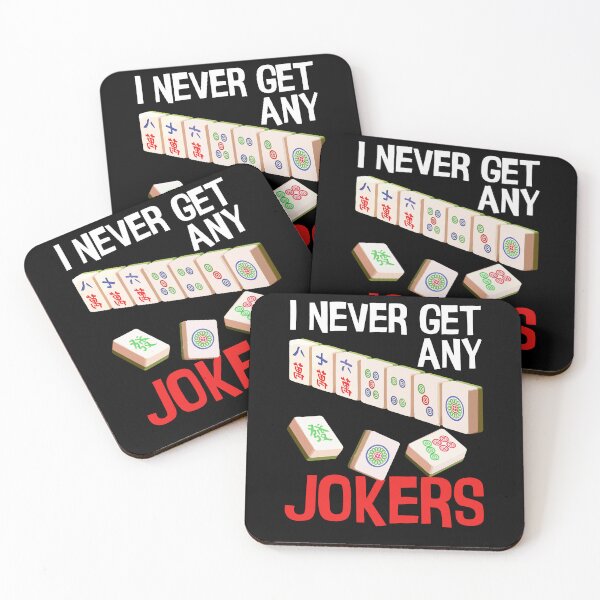 Item preview, I Never Get Any Jokers Mahjong Player Gambling Casino Deck designed and sold by Dressed For  Duty.