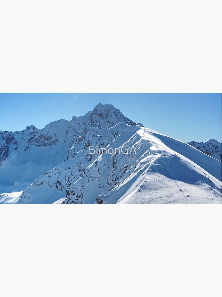 Thumbnail 7 of 7, Framed Art Print, Winter Ascent to Świnica – Tatra Mountains Panorama designed and sold by SimonGA.