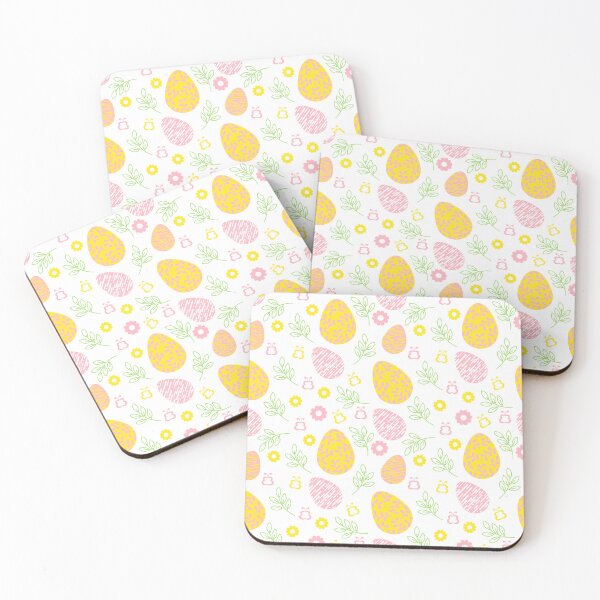 Item preview, Easter Eggs Flowers Easter Pattern  designed and sold by FestivityFinds.
