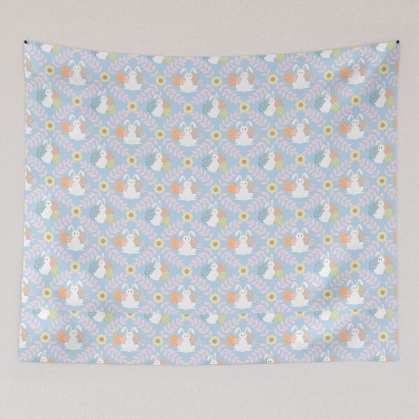 Item preview, Cute Bunnies Easter Eggs Easter Pattern  designed and sold by FestivityFinds.