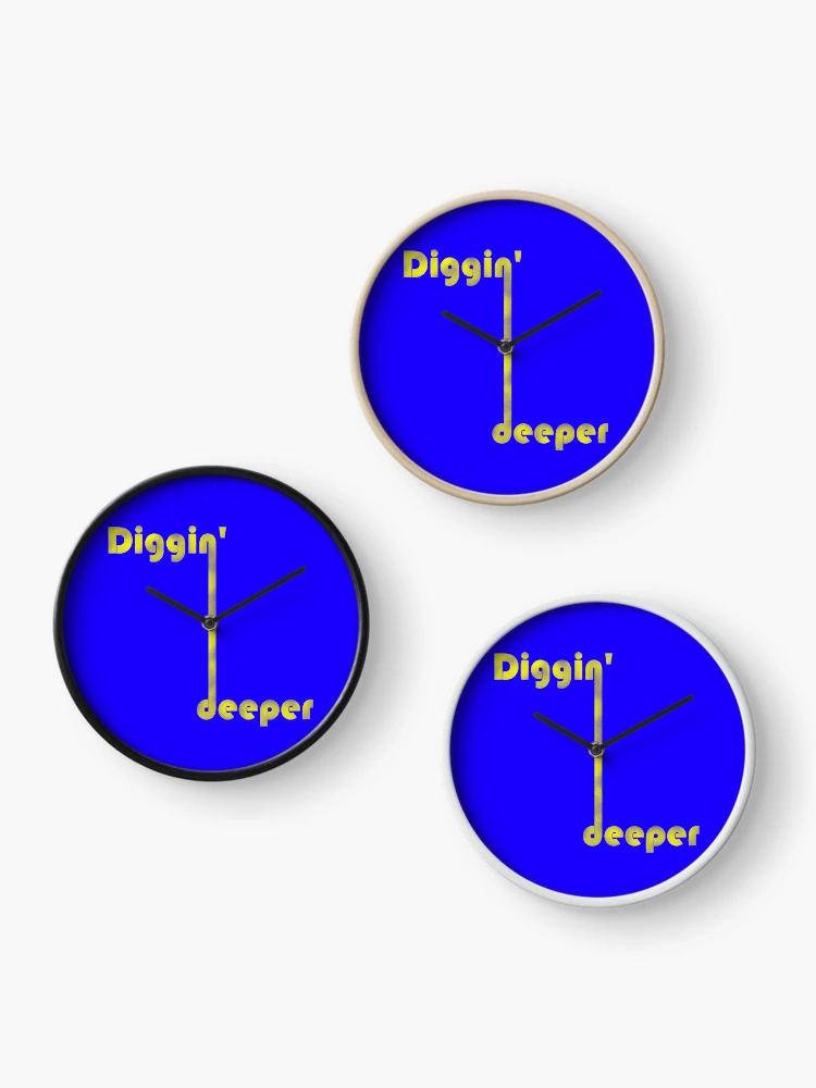 Thumbnail 3 of 4, Clock, digging deeper designed and sold by BeJahMan.