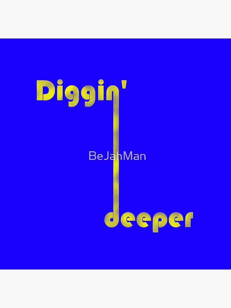 Thumbnail 4 of 4, Clock, digging deeper designed and sold by BeJahMan.