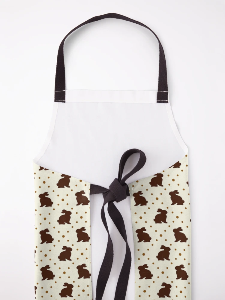 Thumbnail 5 of 6, Apron, Mesmerizing Rabbit Easter Pattern  designed and sold by FestivityFinds.