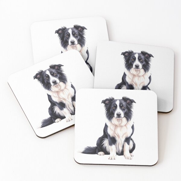 Item preview, Border Collie Watercolor Artwork designed and sold by StormArte.