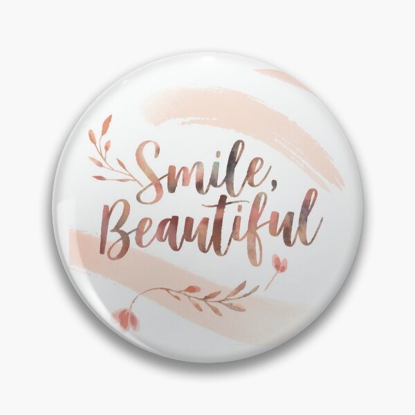 Item preview, Smile, Beautiful - Cute Motivational Quotes designed and sold by RiceArtShop.