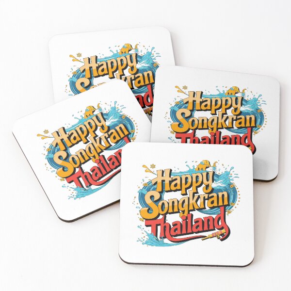 Item preview, Happy Songkran Thailand – Water Festival & Fun Retro Vintage designed and sold by pod24.