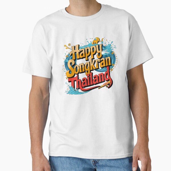 Item preview, Happy Songkran Thailand – Water Festival & Fun Retro Vintage designed and sold by pod24.