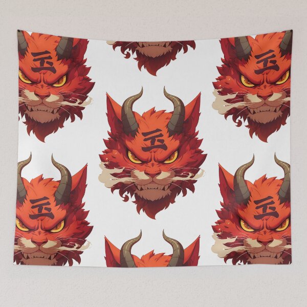 Item preview, Yokai Cat Feline Fury designed and sold by bapupa.