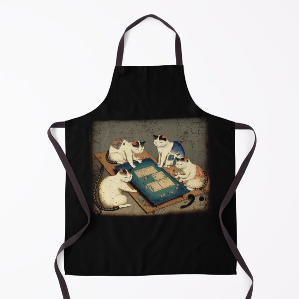 Item preview, Cat Playing Mahjong Funny Players With Letters designed and sold by Dressed For  Duty.