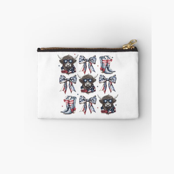 Item preview, America Highland Cow, America Western, 4th of July designed and sold by Benjaminerickso.