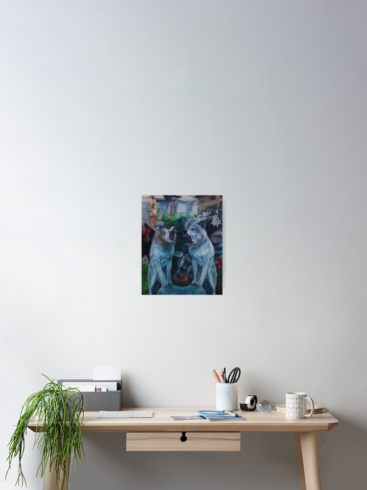 Thumbnail 2 of 3, Poster, The Annunciation designed and sold by maitesanchezart.