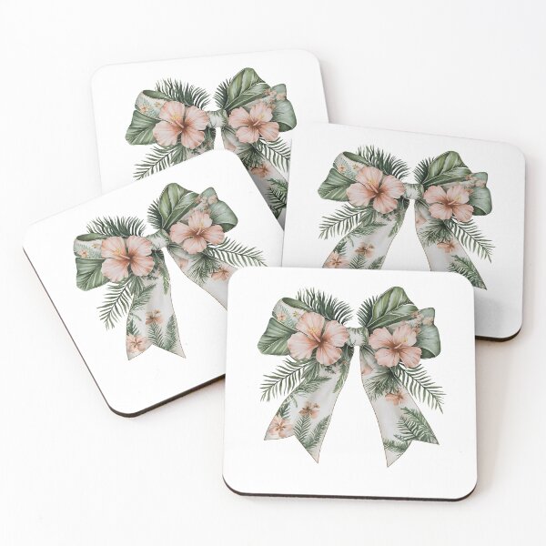 Item preview, Coquette Palm Bow Beach Summer Coastal Girly Ocean Graphic designed and sold by Benjaminerickso.