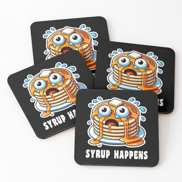 Item preview, Syrup Happens | Funny Pancake Lover Breakfast Humor designed and sold by Designer-Girl.
