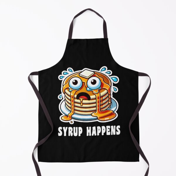 Item preview, Syrup Happens | Funny Pancake Lover Breakfast Humor designed and sold by Designer-Girl.