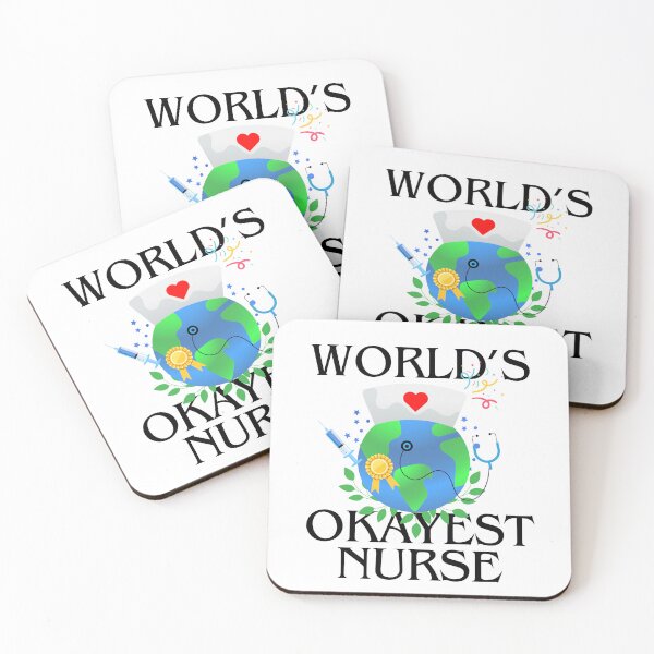 Item preview, World's Okayest Nurse designed and sold by iX-Physio.