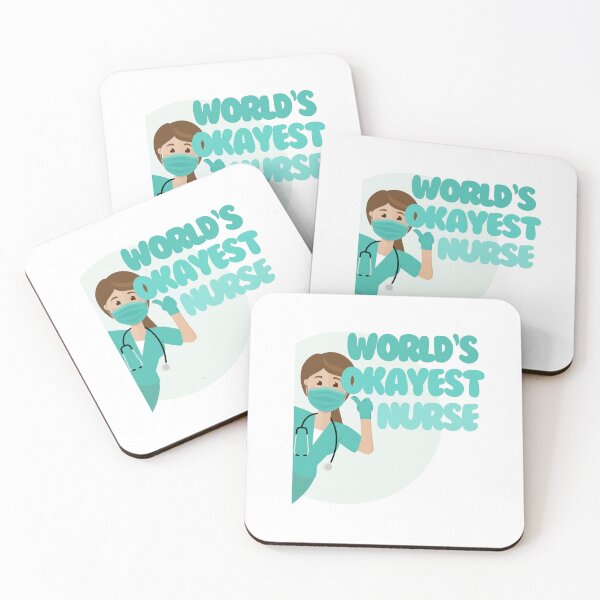 Item preview, World's Okayest Nurse designed and sold by iX-Physio.