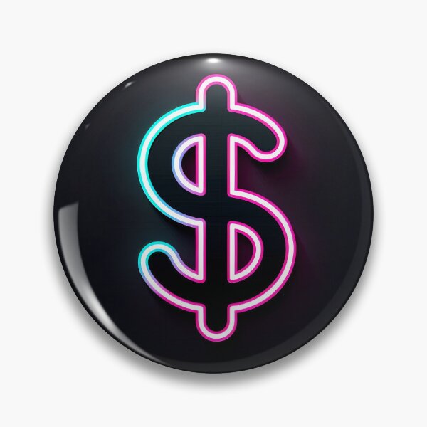 Item preview, neon dollar symbol Design art designed and sold by tonylau81.