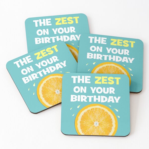Item preview, I wish you the zest on your birthday designed and sold by Happyoninside.