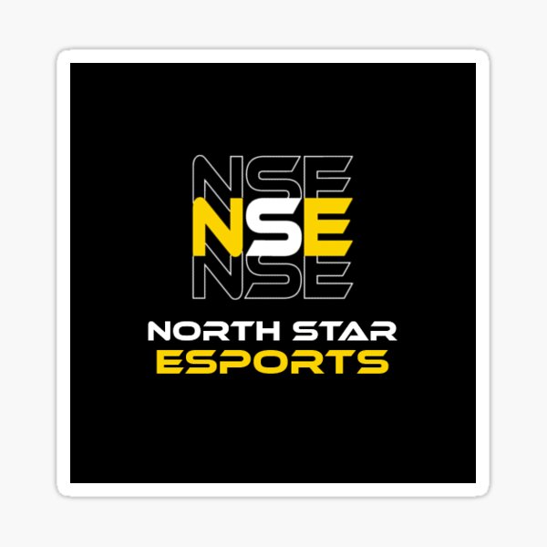 Vista previa del artículo con la obra «Logotipo apilado de NSE», diseñado y vendido por NorthStarEsports.