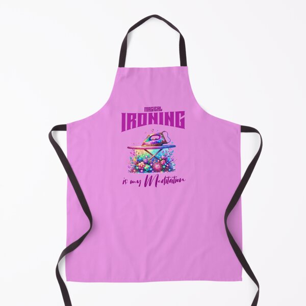 Item preview, Magical IRONING is my Meditation, Unique designed and sold by villacreativa.