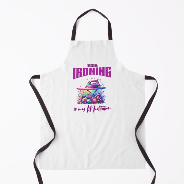 Item preview, Magical IRONING is my Meditation, Unique designed and sold by villacreativa.