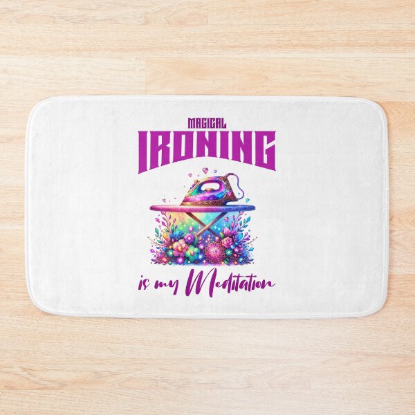 Item preview, Magical IRONING is my Meditation, Unique designed and sold by villacreativa.