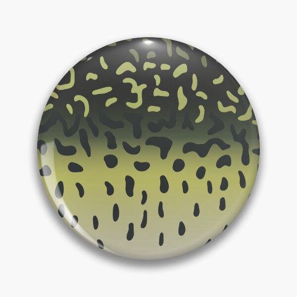 Item preview, Black Crappie Skin Pattern Fishing Design designed and sold by BikeVoucherJr.