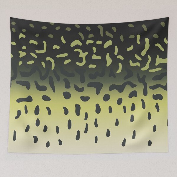 Item preview, Black Crappie Skin Pattern Fishing Design designed and sold by BikeVoucherJr.
