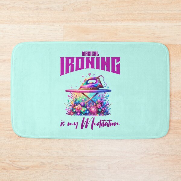 Item preview, Magical IRONING is my Meditation, Unique designed and sold by villacreativa.