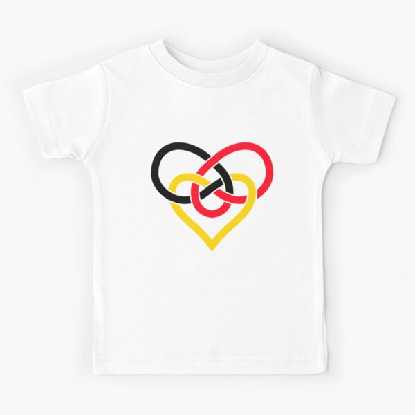 Item preview, Black Red Gold Germany Heart designed and sold by Carl's Clothing.