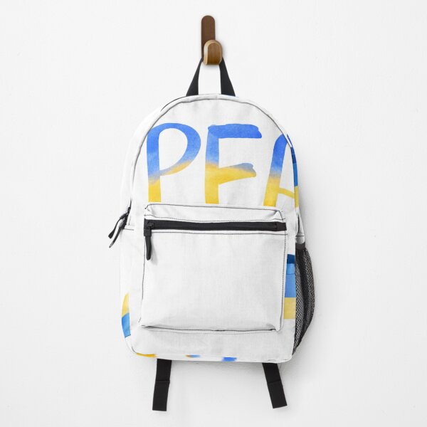 Item preview,  word of peace blue and yellow with Ukrainian flag designed and sold by DIGITALIAA.