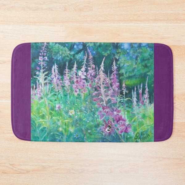 Item preview, RoseBee Willow Herb - flowers and bee designed and sold by LittleLiz.