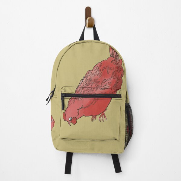 Item preview, Red chicken picking food hand drawing designed and sold by Slavi Savic.