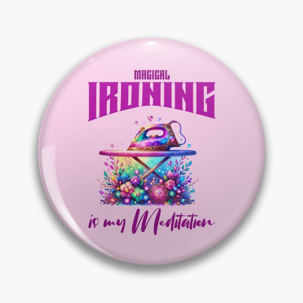 Item preview, Magical IRONING is my Meditation, Unique designed and sold by villacreativa.