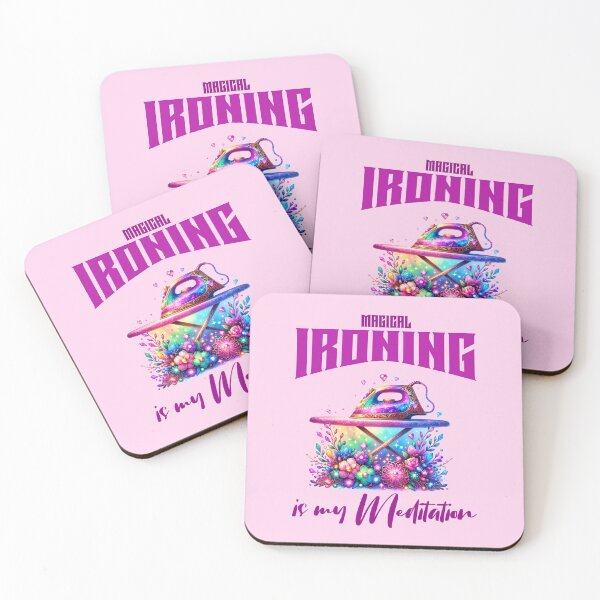 Item preview, Magical IRONING is my Meditation, Unique designed and sold by villacreativa.