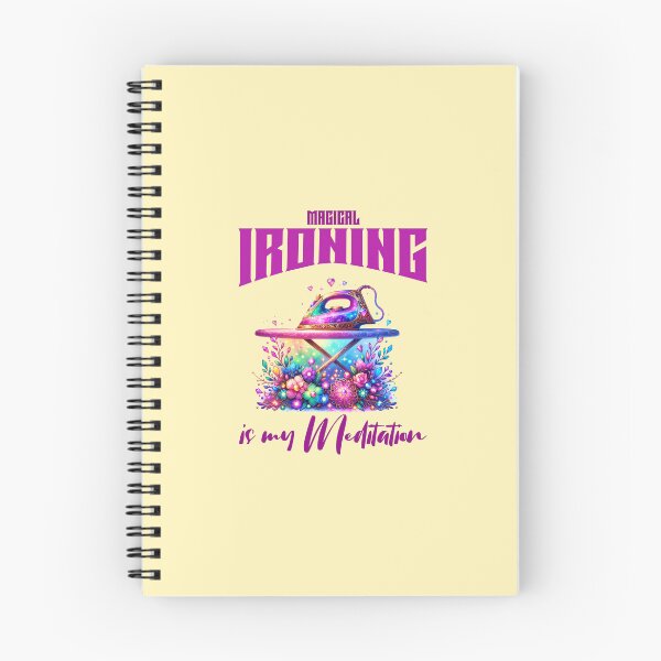 Item preview, Magical IRONING is my Meditation, Unique designed and sold by villacreativa.