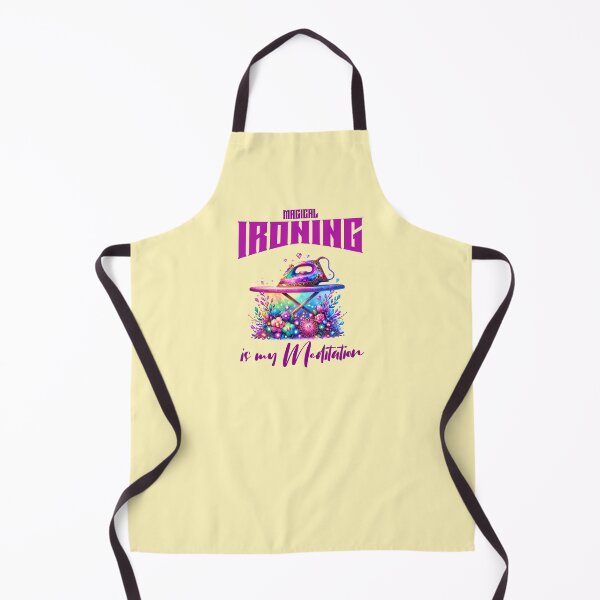 Item preview, Magical IRONING is my Meditation, Unique designed and sold by villacreativa.