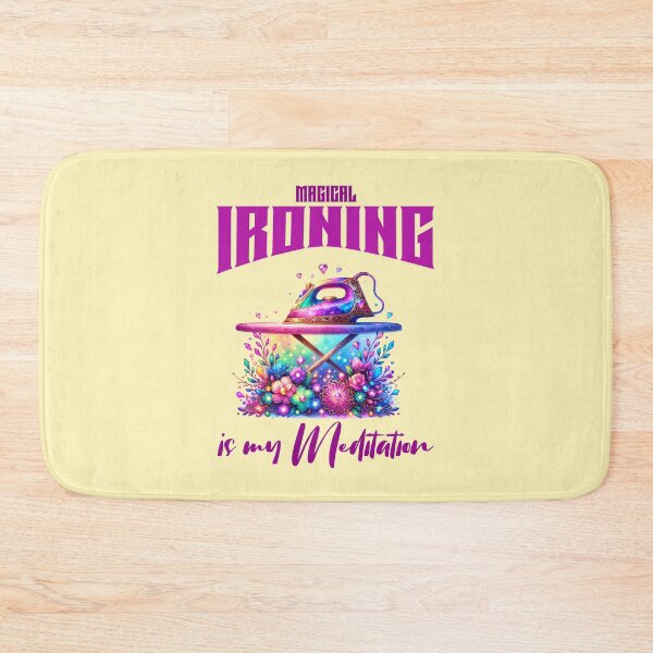 Item preview, Magical IRONING is my Meditation, Unique designed and sold by villacreativa.