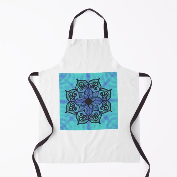 Item preview, Blue Mandala with intricate design designed and sold by niveditabelagal.