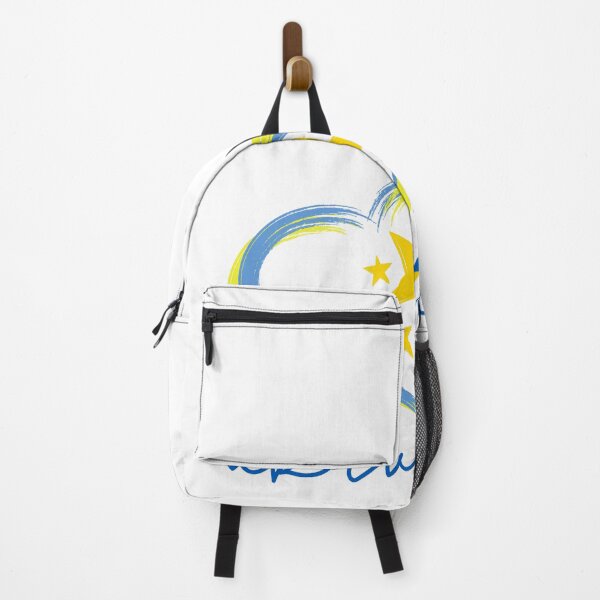 Item preview, word of Ukraine blue with blue and yellow heart and stars designed and sold by DIGITALIAA.
