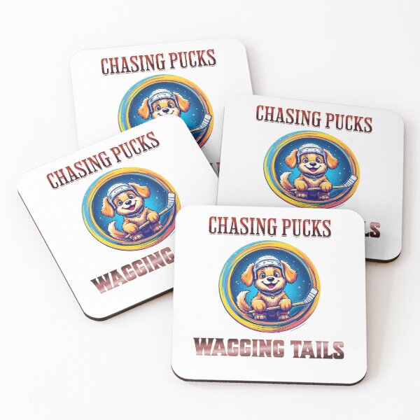 Item preview, Chasing Pucks, Wagging Tails designed and sold by EveCharmDesigns.