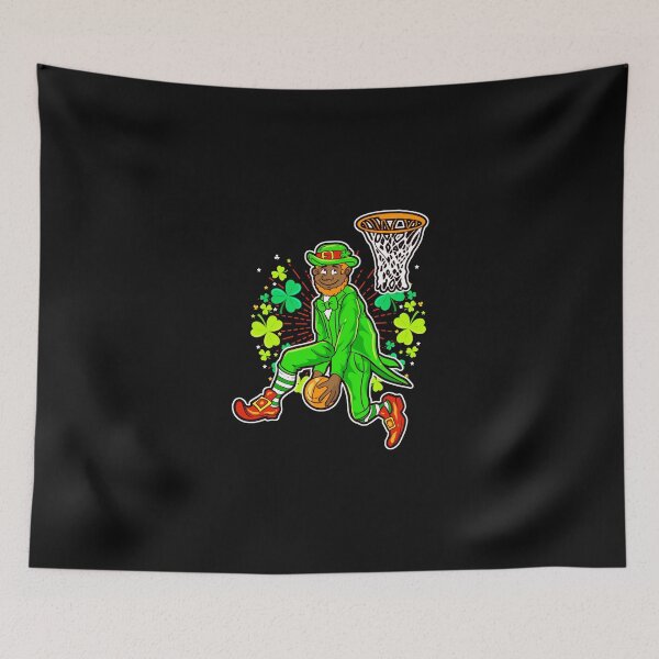 Item preview, African American Black Leprechaun Basketball St Patrick's Day designed and sold by Masonixem.