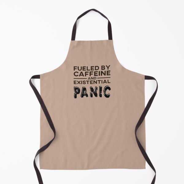 Item preview, Fueled by caffeine and existential panic designed and sold by knappidesign.
