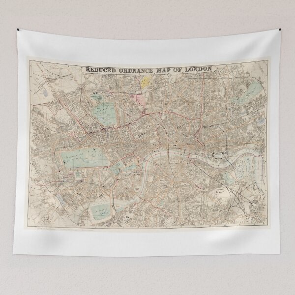 Item preview, Reduced Ordinance Map Of London designed and sold by Angry Swan Designs.