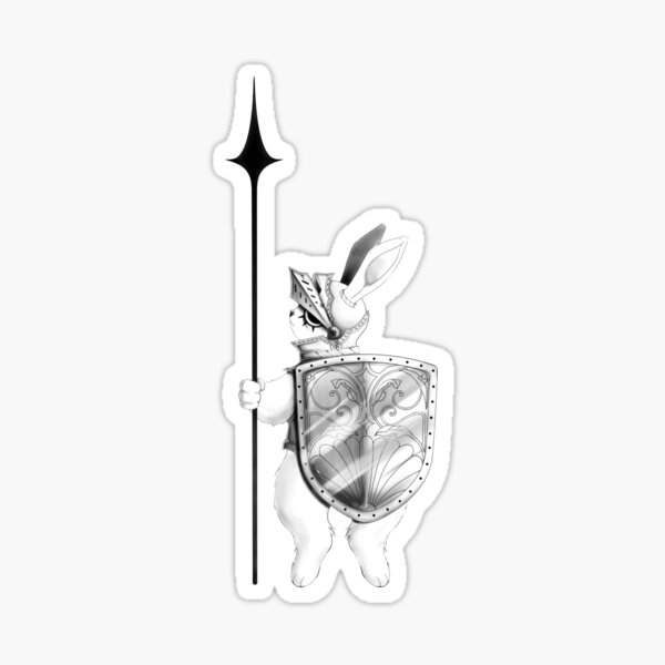 Item preview, bunny knight  designed and sold by Tormentosa .