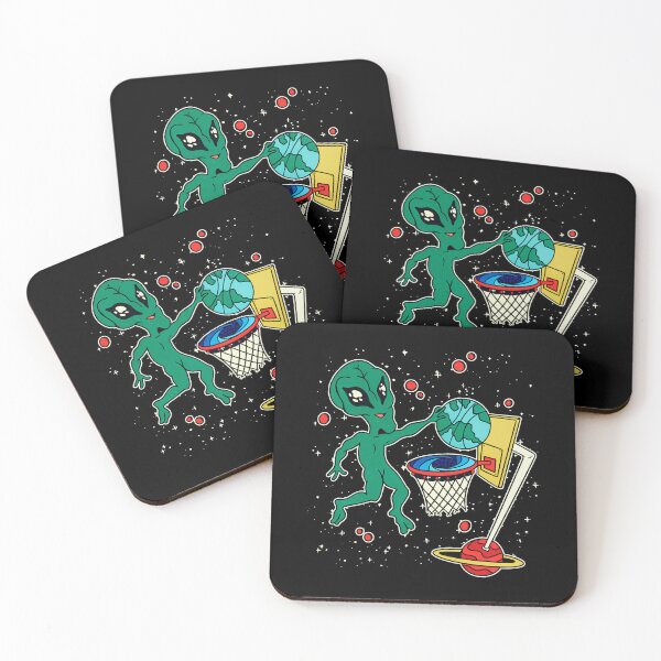 Item preview, Alien Playing Space Basketball designed and sold by Masonixem.